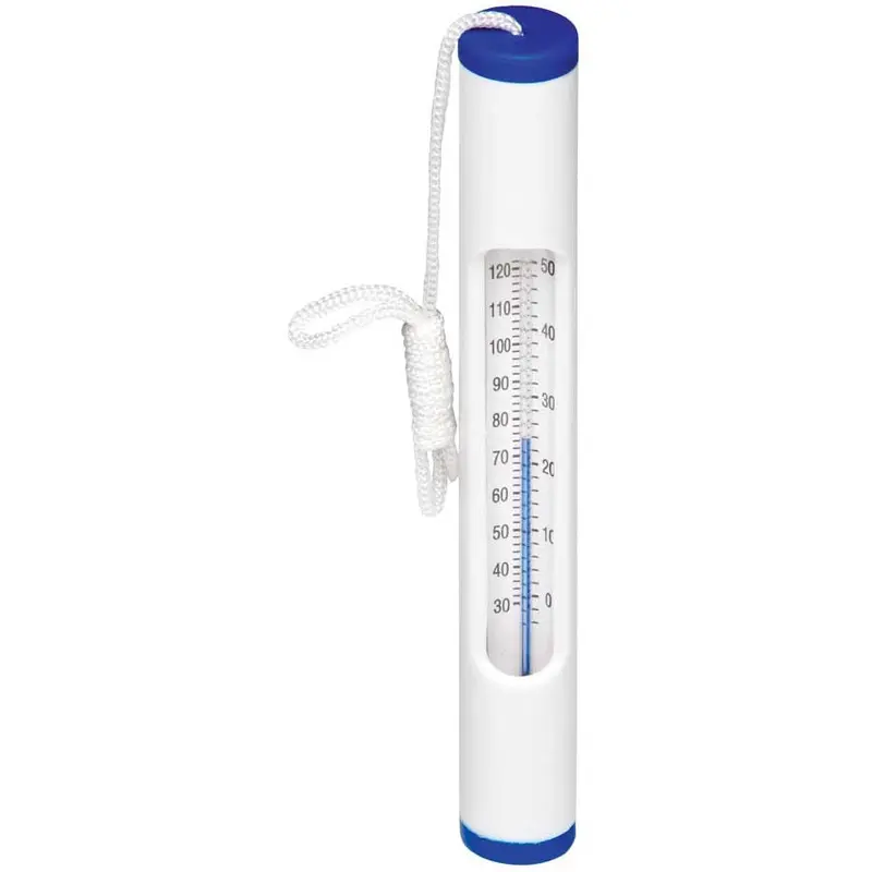 Deluxe Ocean Blue Floating Pool Thermometer