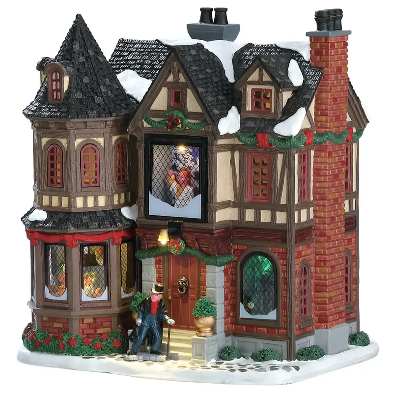 Lemax Caddington Village Lighted Building: Scrooge's Manor #75191