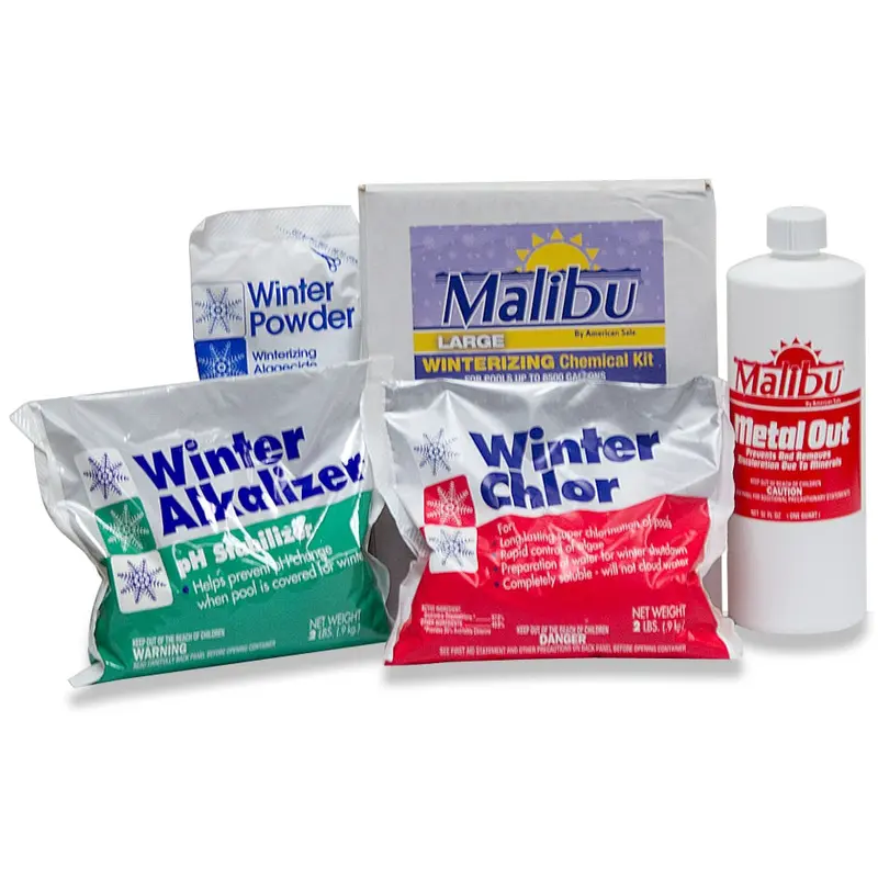 Malibu Large Swimming Pool Winterizing Kit Up To 8,500 Gallons Water