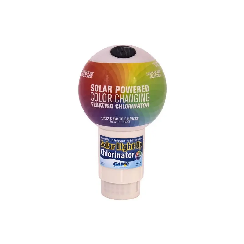 Solar Color-Changing Floating Globe Chlorinator