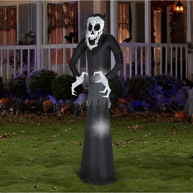 7' Airblown Inflatable Welcome Reaper by Gemmy