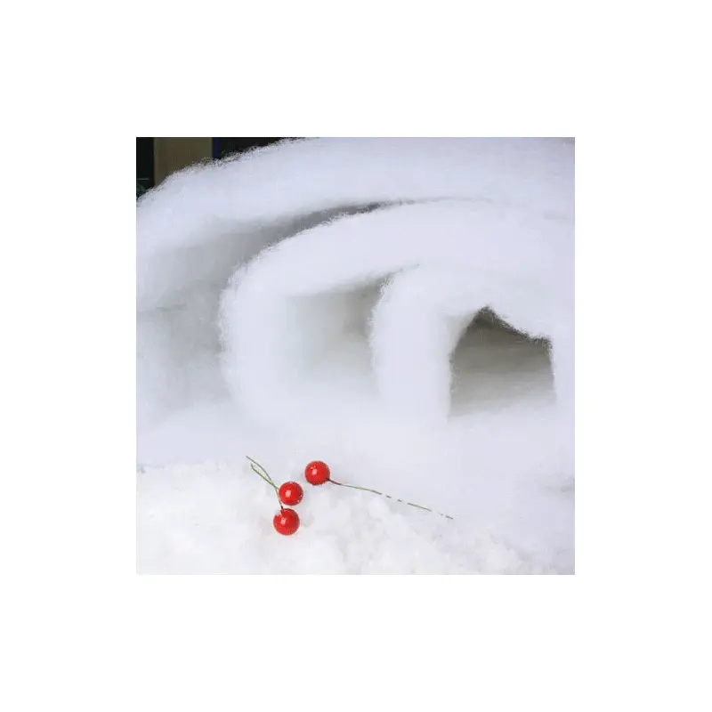 Artificial White Buffalo Snow Blanket, 45" x 99"