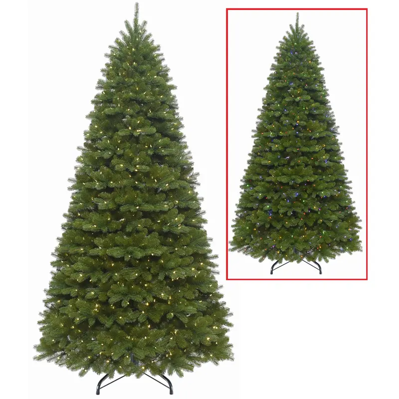 Colorado Fir Narrow Dual Color LED PowerConnect Pre-Lit Artificial Christmas Tree