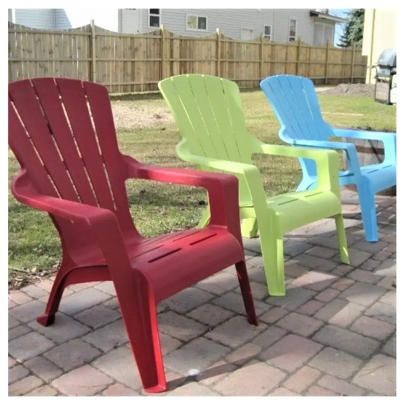 Kids Resin Stacking Adirondack Chairs