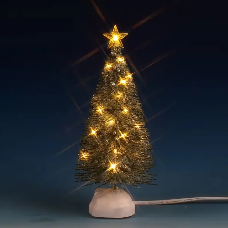 Lemax Lighted Accessory: Clear Lighted Evergreen Tree Medium #74267