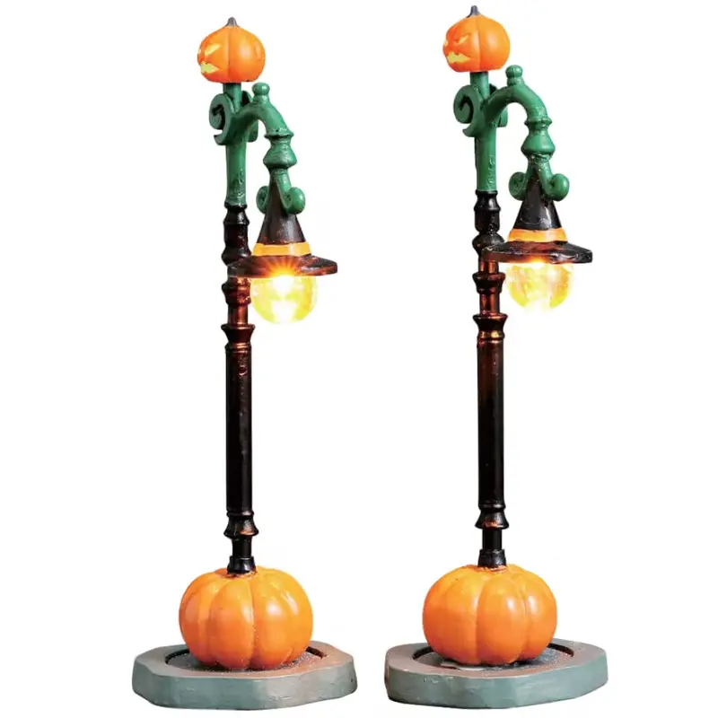 Lemax Spooky Town Witch Pumpkin Patch, Set of 2 #74217