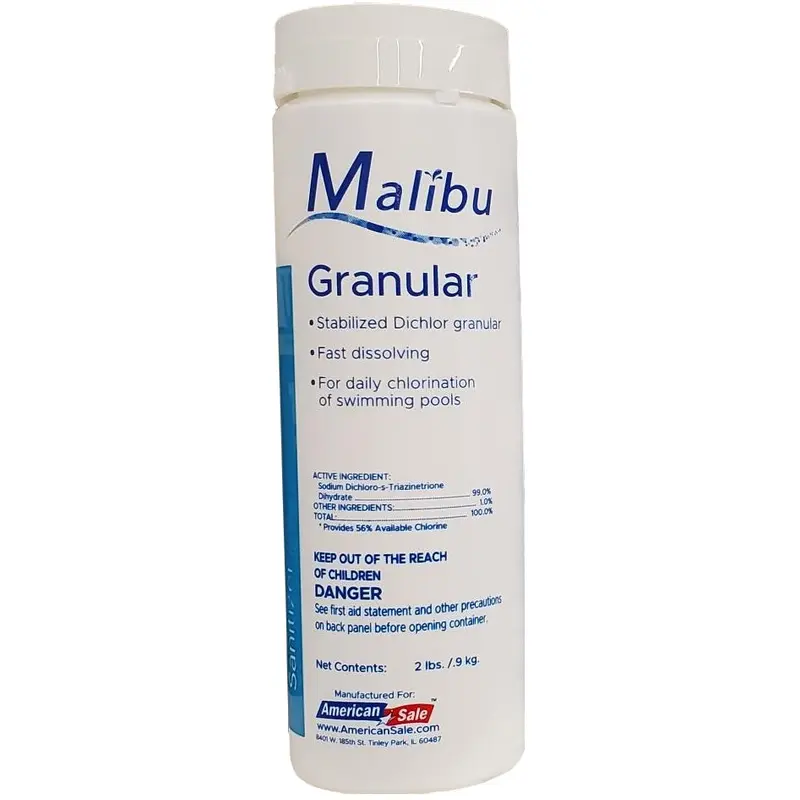 Malibu Dichlor Granular Sanitizer for Pools