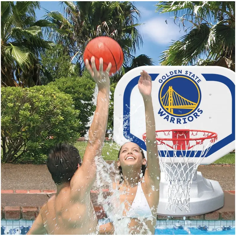 NBA Golden State Warriors USA Competition Style Poolside Basketball Game from Poolmaster