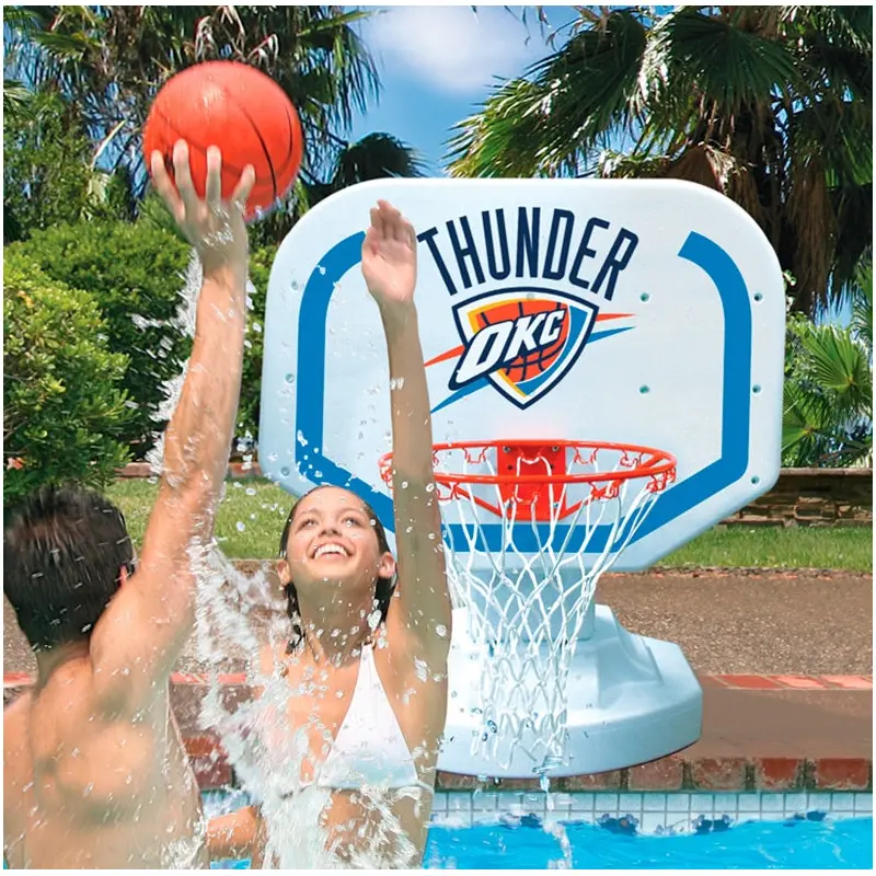 NBA Oklahoma City Thunder USA Competition Style Poolside Basketball Game from Poolmaster