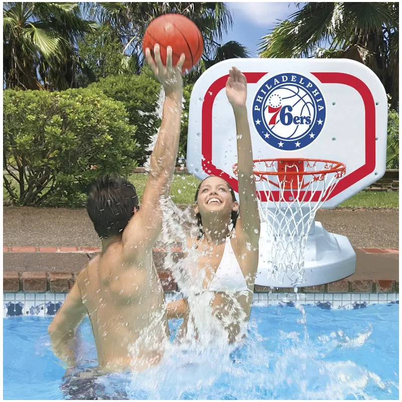NBA Philadelphia 76ers USA Competition Style Poolside Basketball Game from Poolmaster