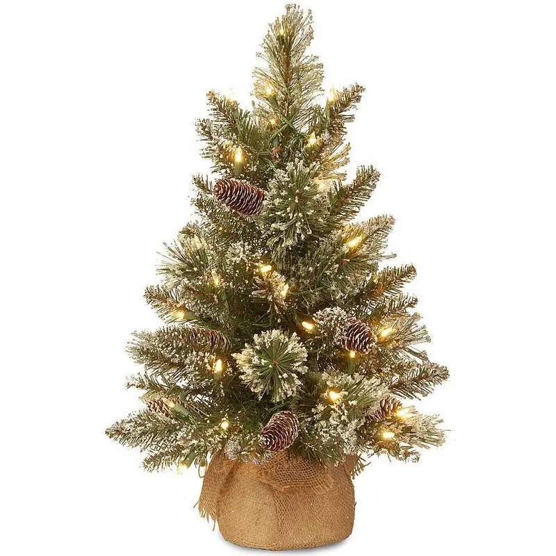 2' Battery Operated LED Crystal Elegance Pre-Lit Tree