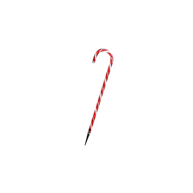28" Lighted Red/White Striped Candy Cane Decoration
