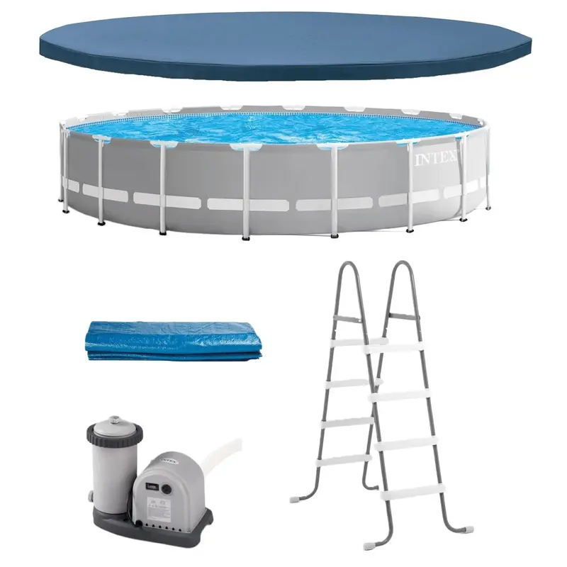 Intex 18' x 48" Prism Frame Swimming Pool Set