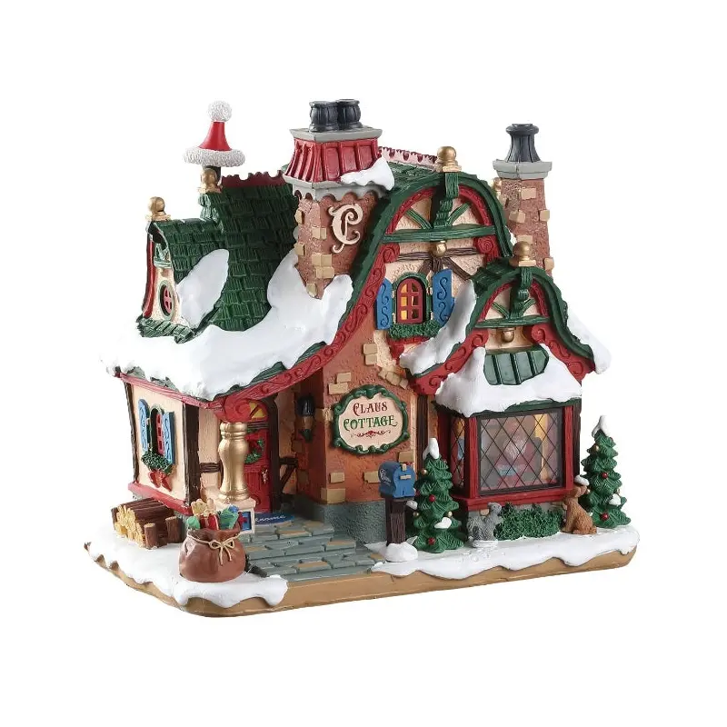 Lemax Santa's Wonderland Lighted Building: The Claus Cottage #75292