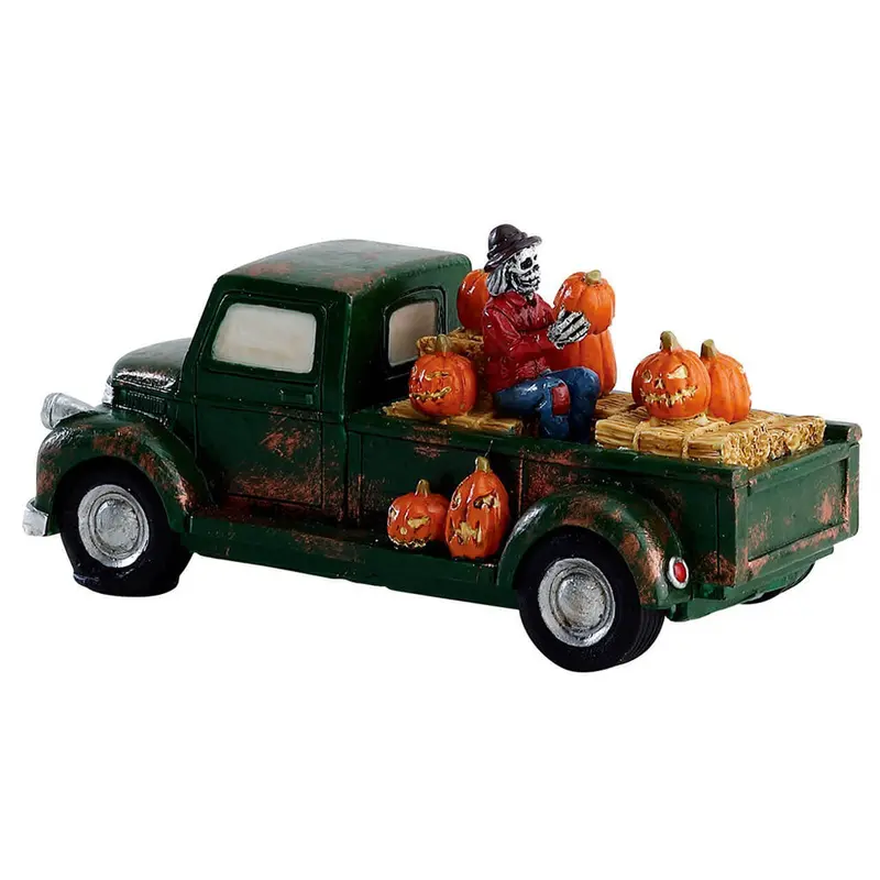 Lemax Spooky Town Pumpkin Pickup Truck #73318