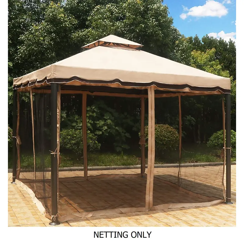 Mosquito Netting for 10' x 12' Rivel Soft Top Gazebo by Sojag