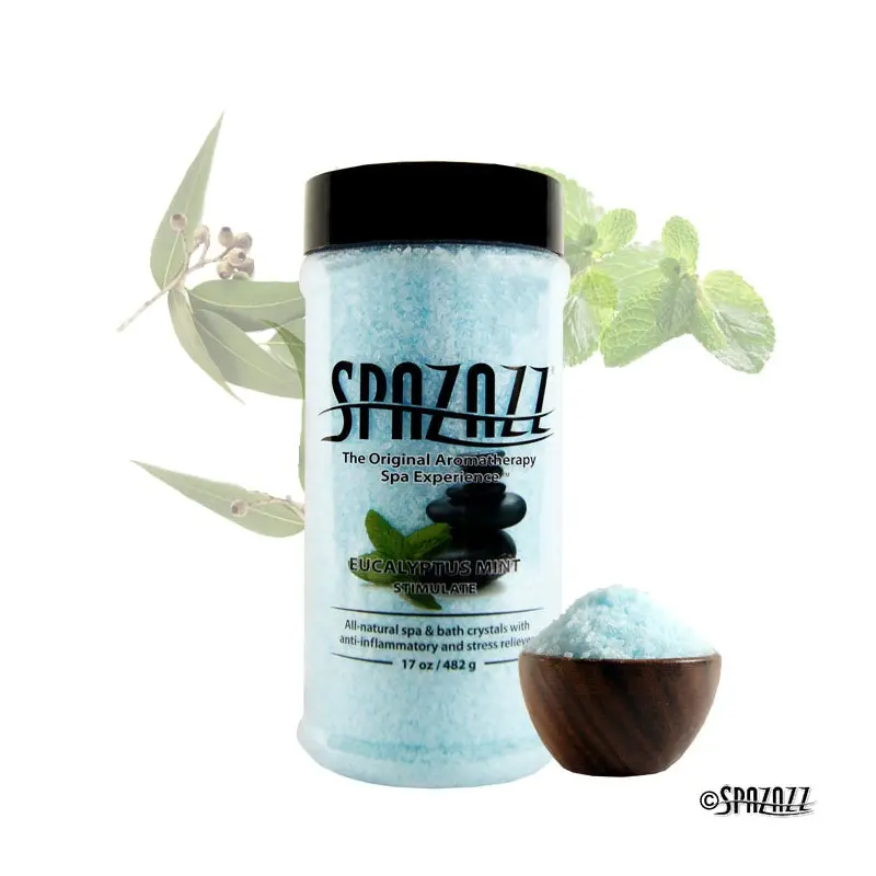 Spazazz Botanical Eucalyptus Mint Crystals - Stimulate