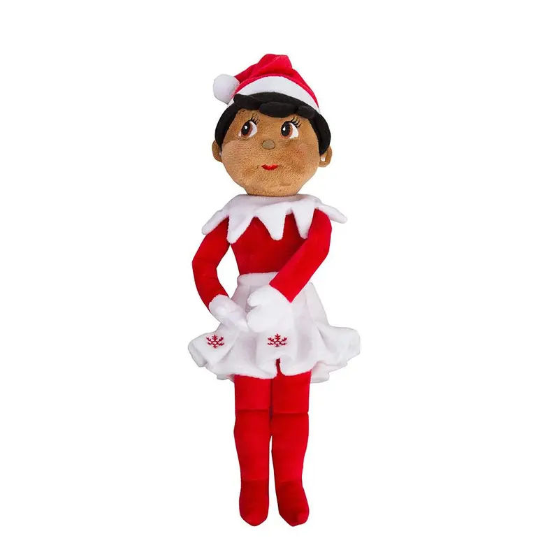 The Elf On The Shelf Dark Skin Girl Plushee Pal