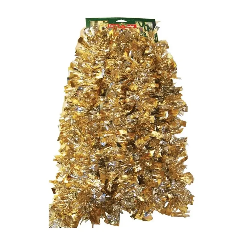 10' Gold & Silver Bow Tie-Layered Boa Garland