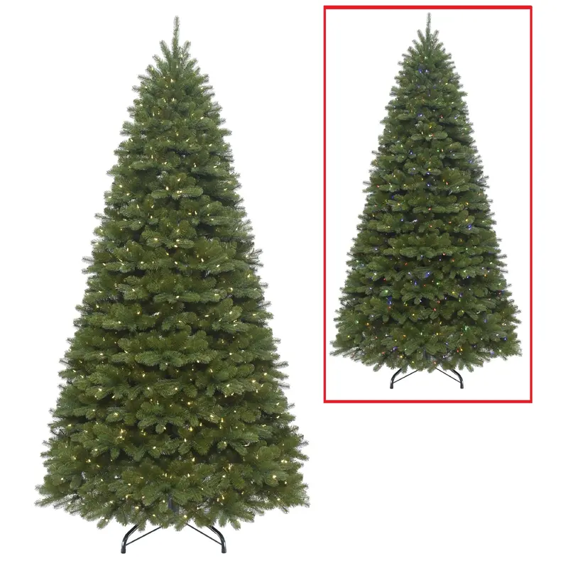 10' Narrow Colorado Galaxy LED PowerConnect Pre-Lit Artificial Christmas Tree