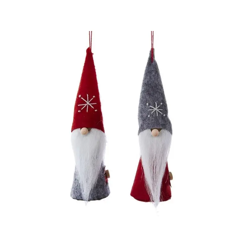 6" Wooden Dwarf Ornament