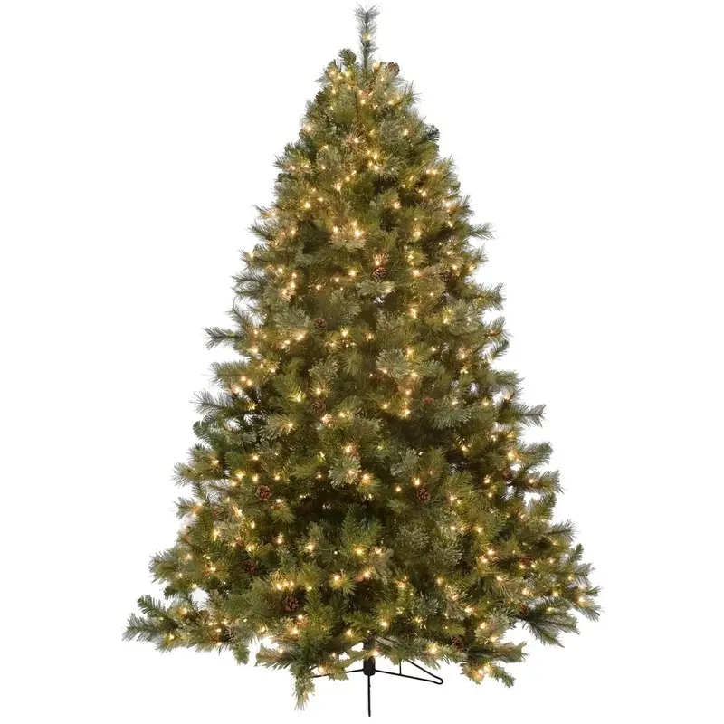 7.5' Rocky Mountain Instant Lite Pole Pre-Lit Artificial Christmas Tree