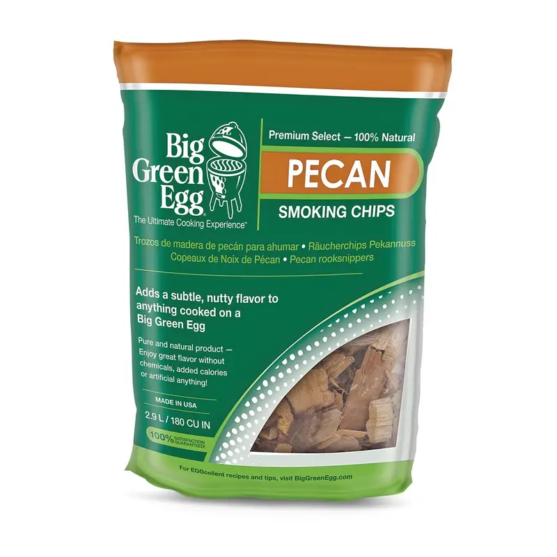 Big Green Egg Premium Kiln Dried Pecan Wood Smoking Chips