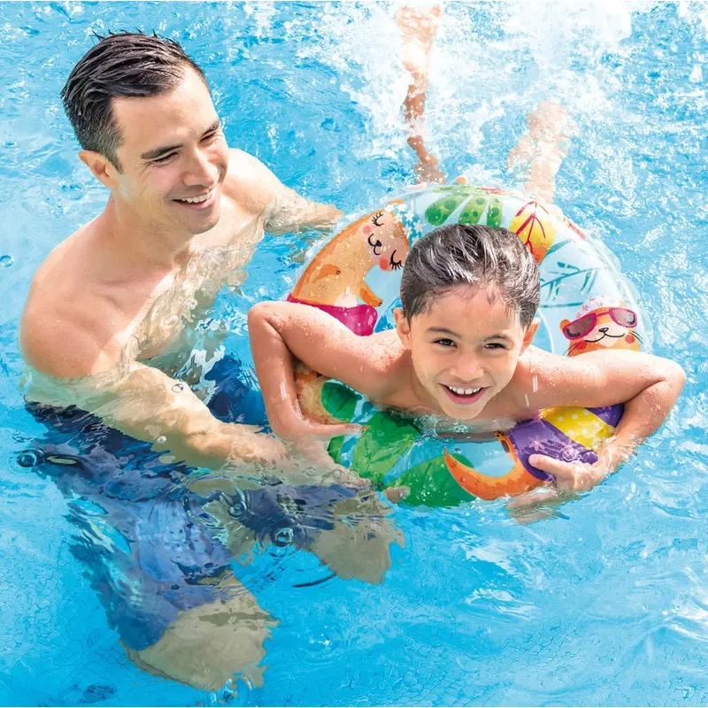 Intex Ocean Reef Transparent Inflatable Swim Ring