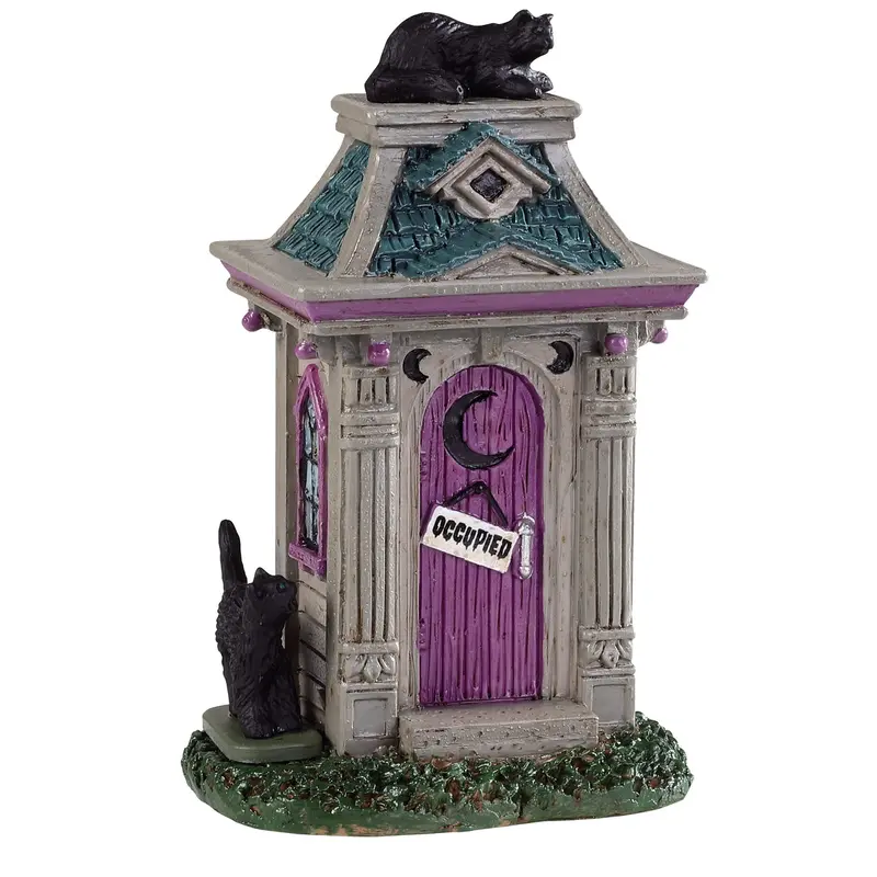 Lemax Spooky Town Haunted Outhouse #94523