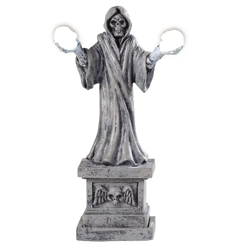 Lemax Spooky Town Skeleton Lamp #94489