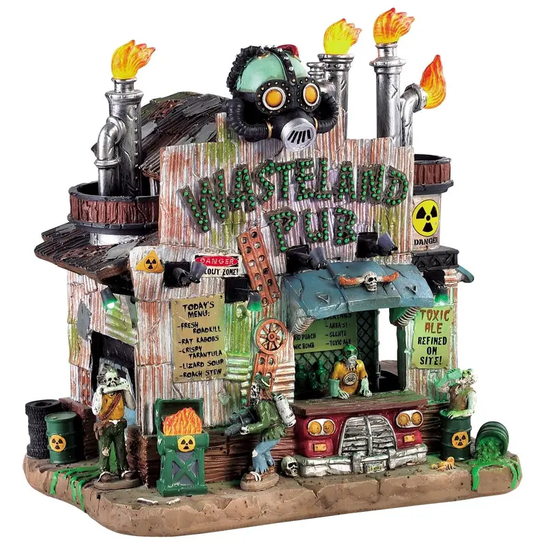 Lemax Spooky Town Wasteland Pub #85305