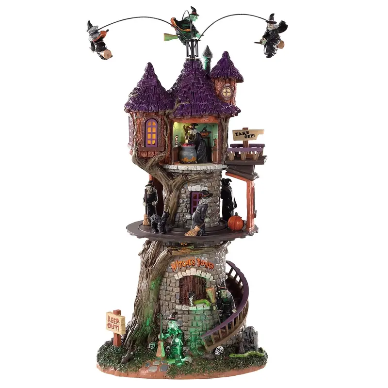 Lemax Spooky Town Witches Tower #85301