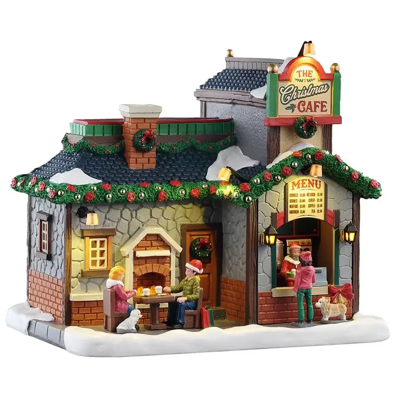 NEW 2025 Lemax Caddington Village Lighted Building: The Christmas Cafe #55313