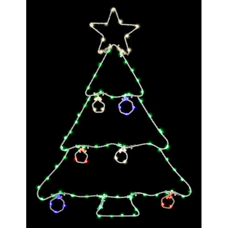 17" LED Christmas Tree Silhouette Decoration