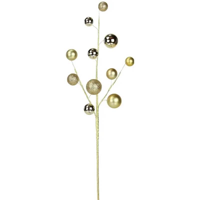 24" Mixed Light Gold Vacuum Plated Ball Pick