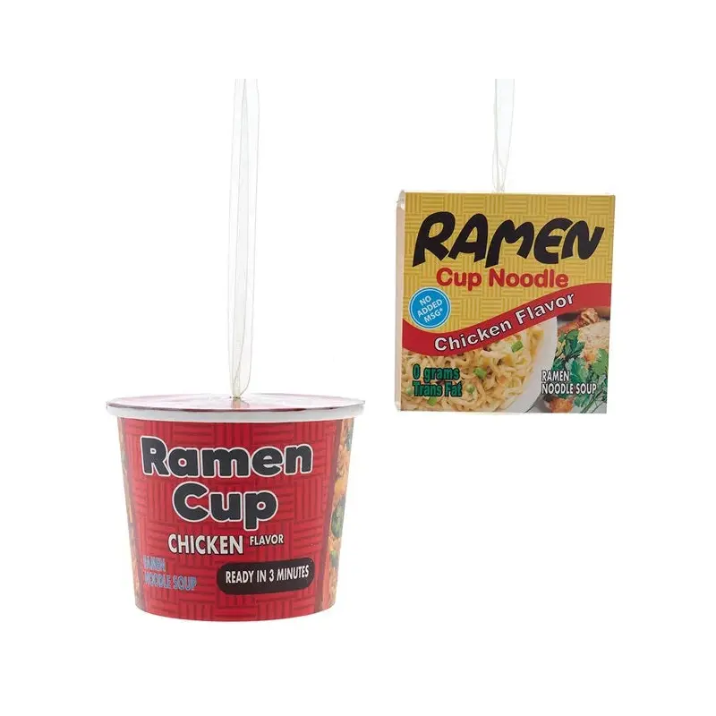 3" Ramen Noodle Cup Ornament