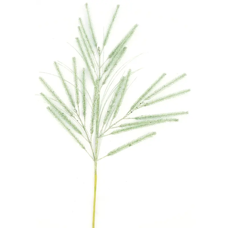 31" Sage Green Glitter Spike Spray