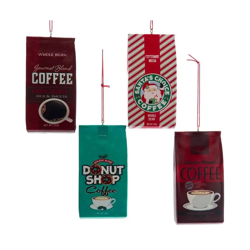 4.75" Coffee Bag Ornament