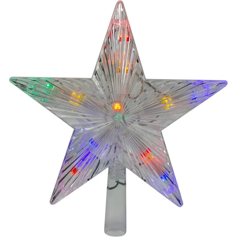 4-Function Dual Color LED Christmas Tree Topper