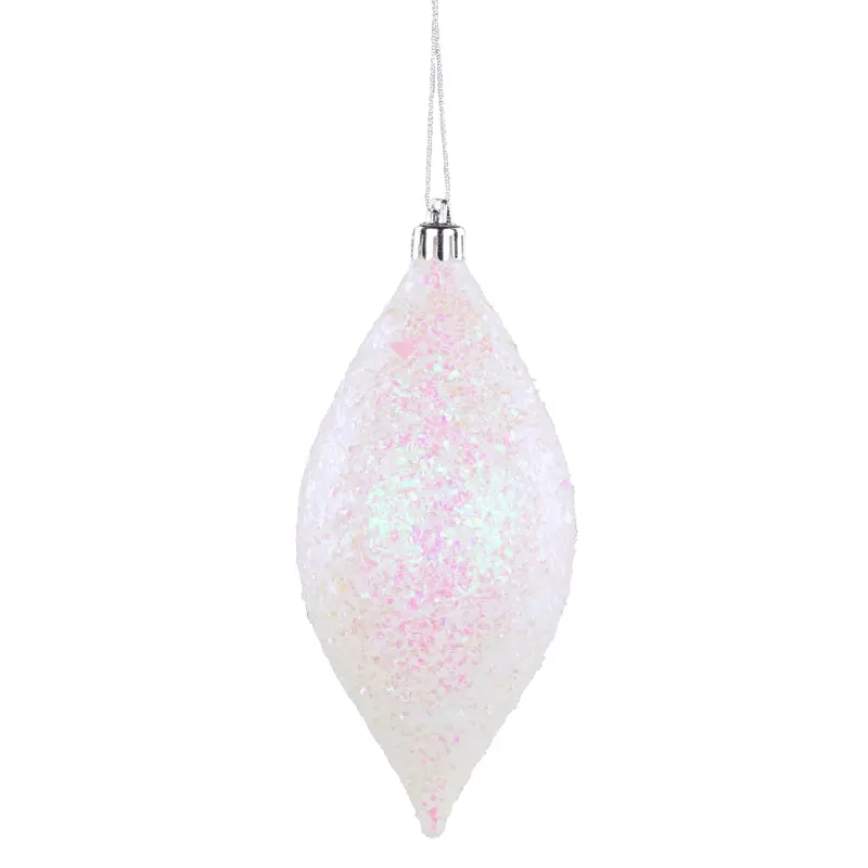 6.25" Iridescent Confetti Finial Ornament