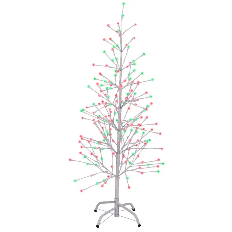 6.5' Double Twinkle Birch Tree Decoration