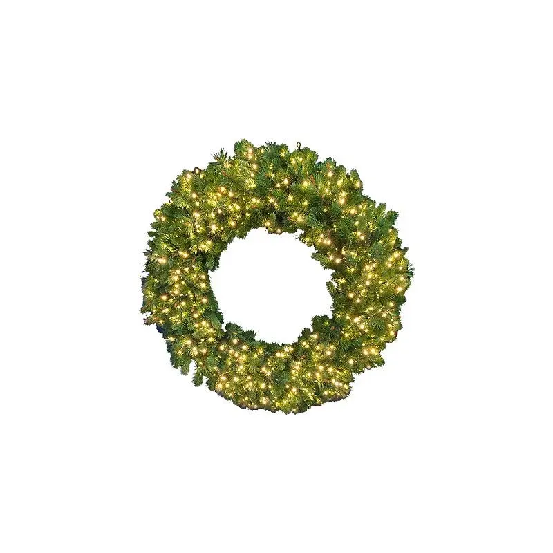 60" Bristol Pine Twinkling Pre-Lit LED Wreath
