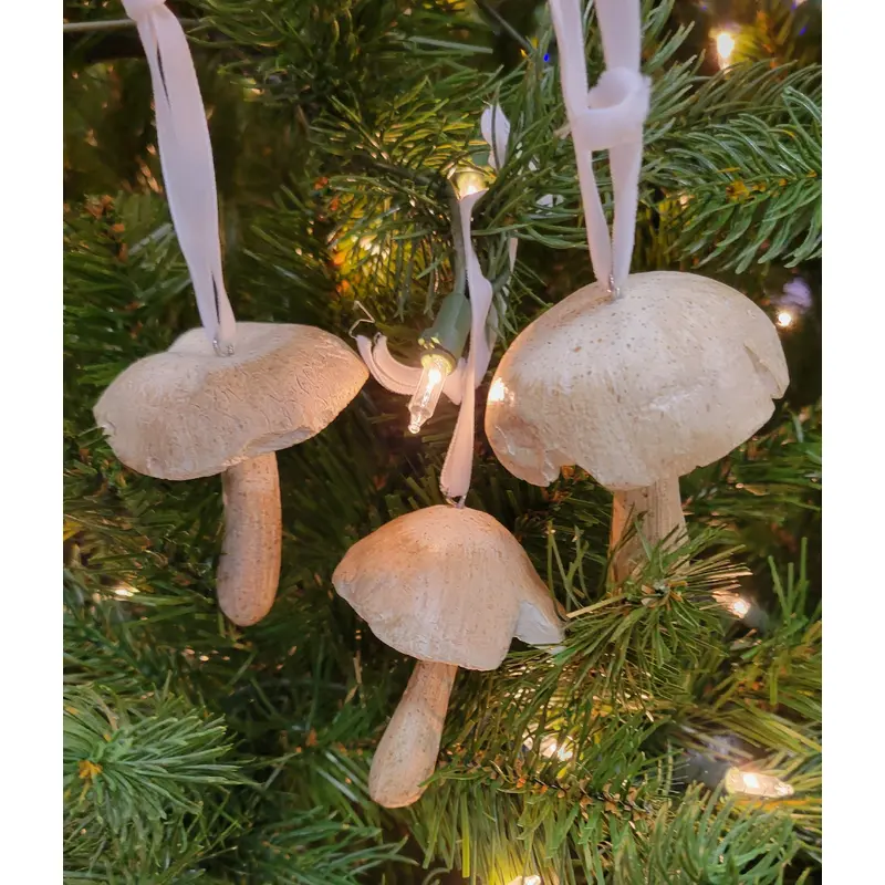 Realistic Mushroom Ornament