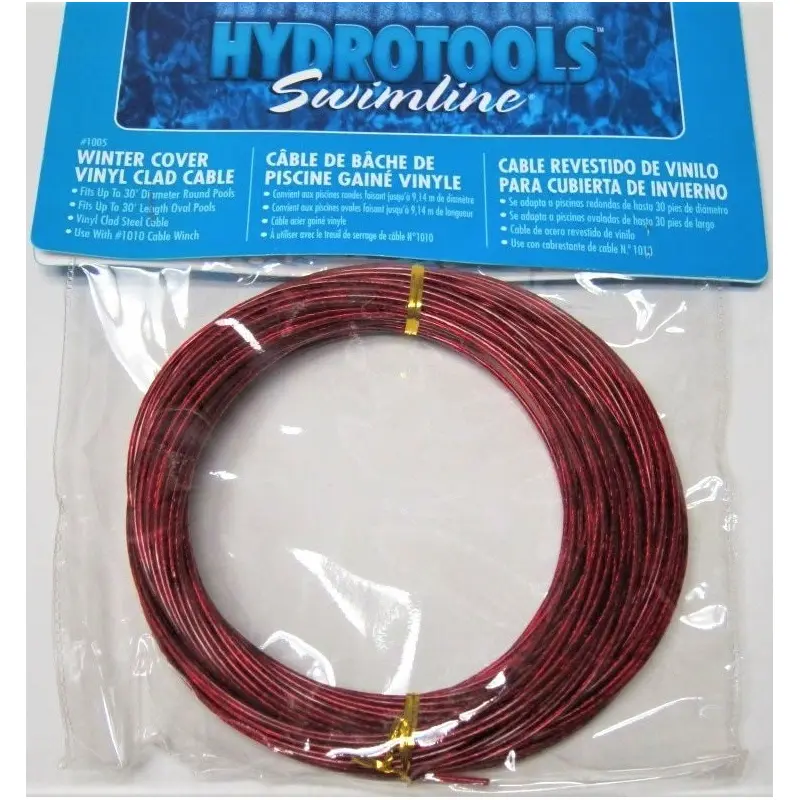 100 ft. HydroTools Vinyl Coated Winter Pool Cover Cable