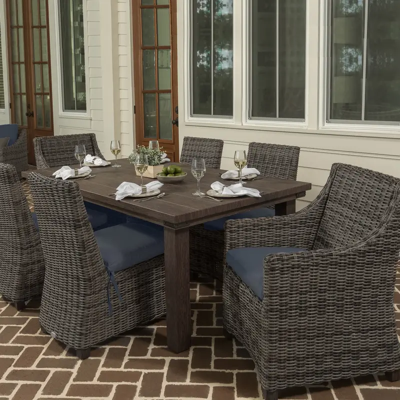 Avallon Cushioned Wicker Patio Dining Sets