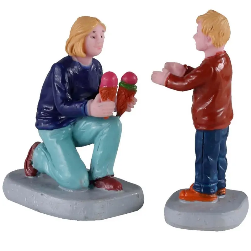 Lemax General Collectible Figurines: Weekend Treats, Set of 2 #02918