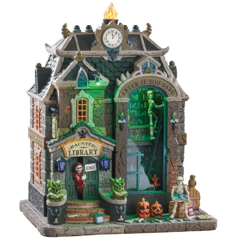 Lemax Spooky Town Haunted Library #95441