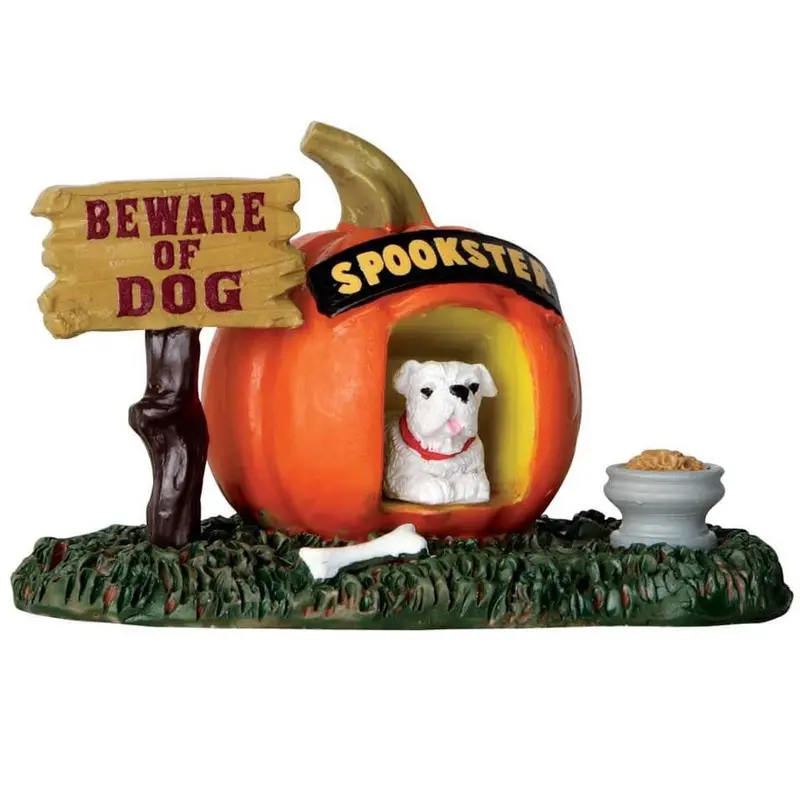Lemax Spooky Town Pumpkin Doghouse #64053