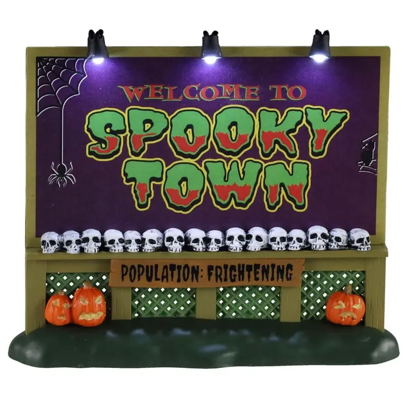 Lemax Spooky Town's Spooky Town Sign #04710