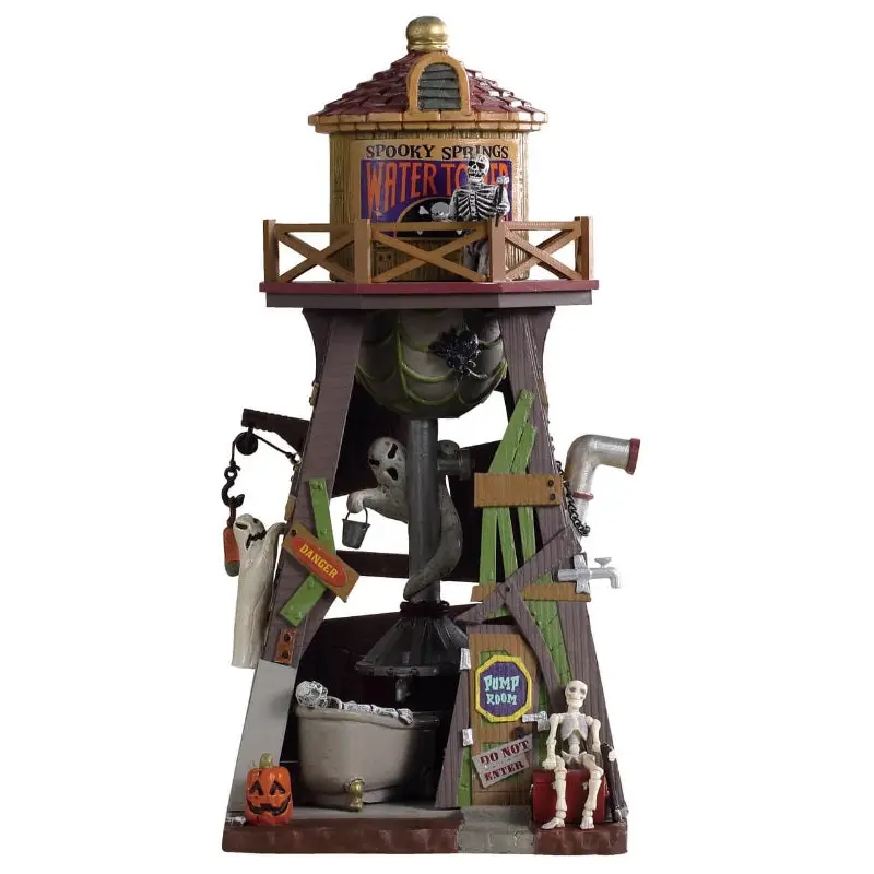 Lemax Spooky Town Spooky Springs Water Tower #93410